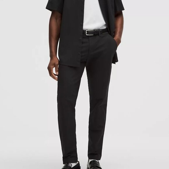 BNWT Lululemon ABC Slim-Fit Trouser 28L Warpstreme, Black, Size 31 - Picture 3 of 4